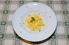 tagliatelle with butter of parma, sage and parmigiano reggiano